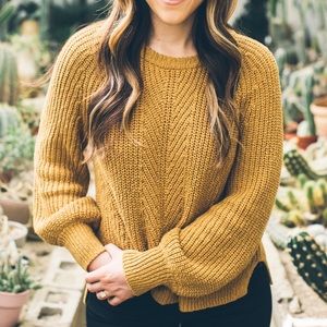 Madewell Balloon-Sleeve Pullover Sweater